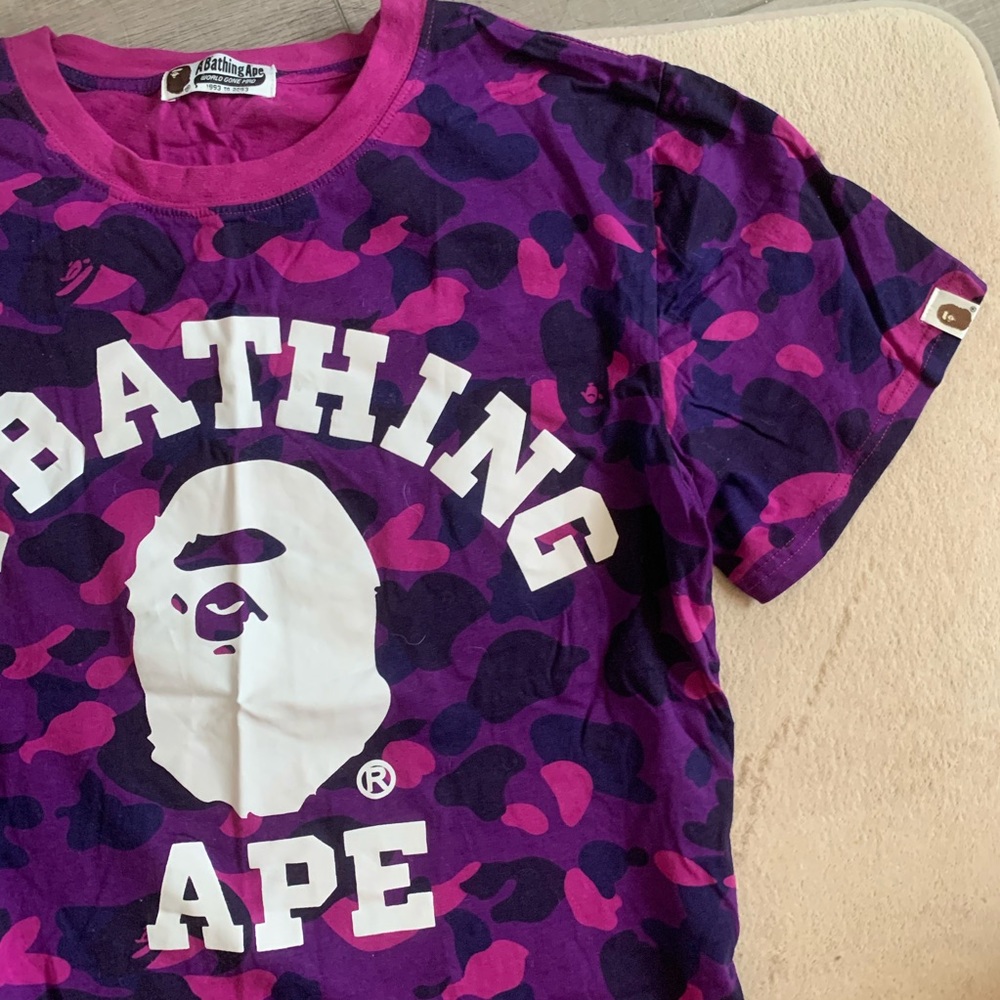 Bape camo t-shirt